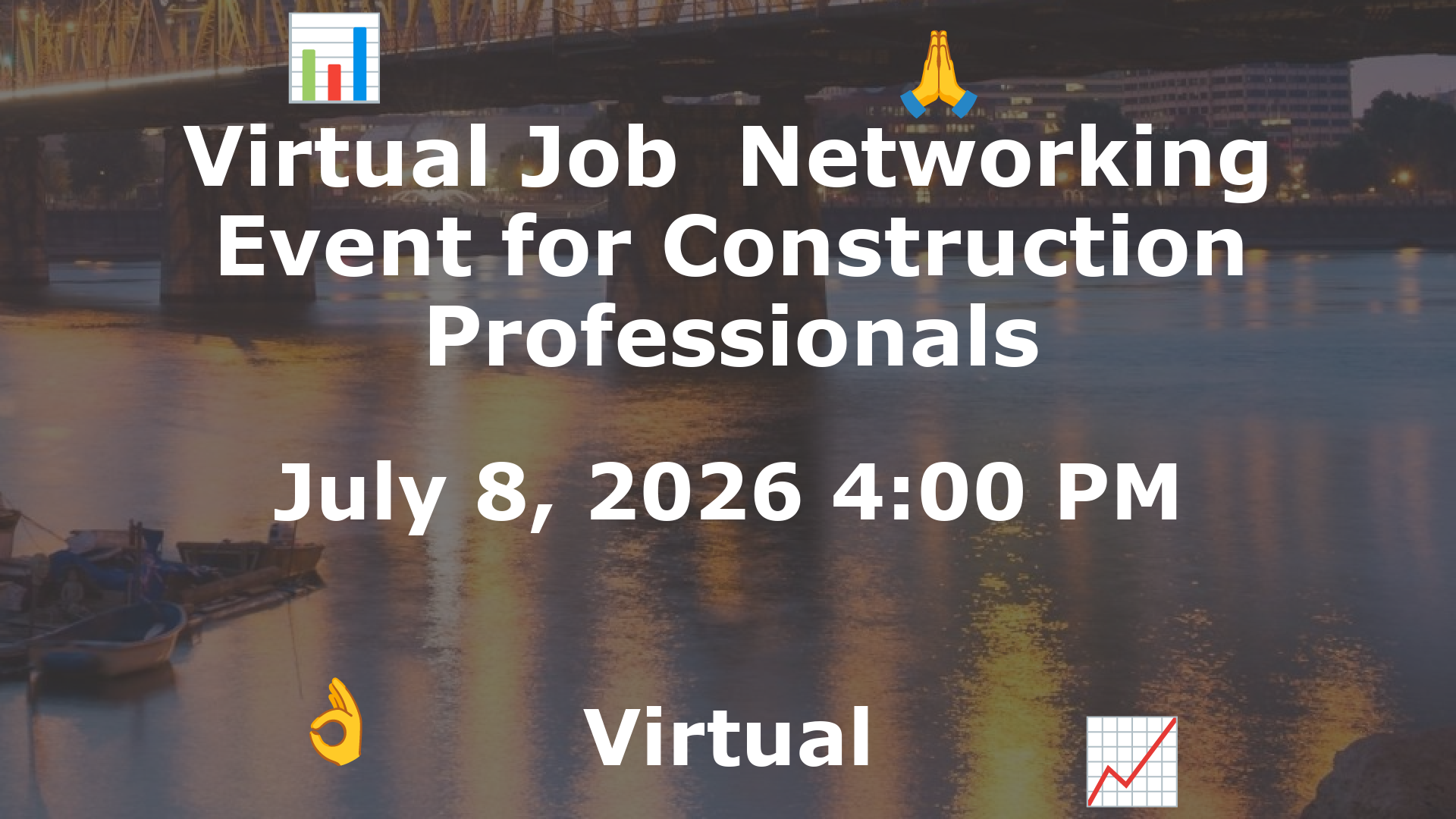 Virtual Job  Networking Event for Construction Professionals event image